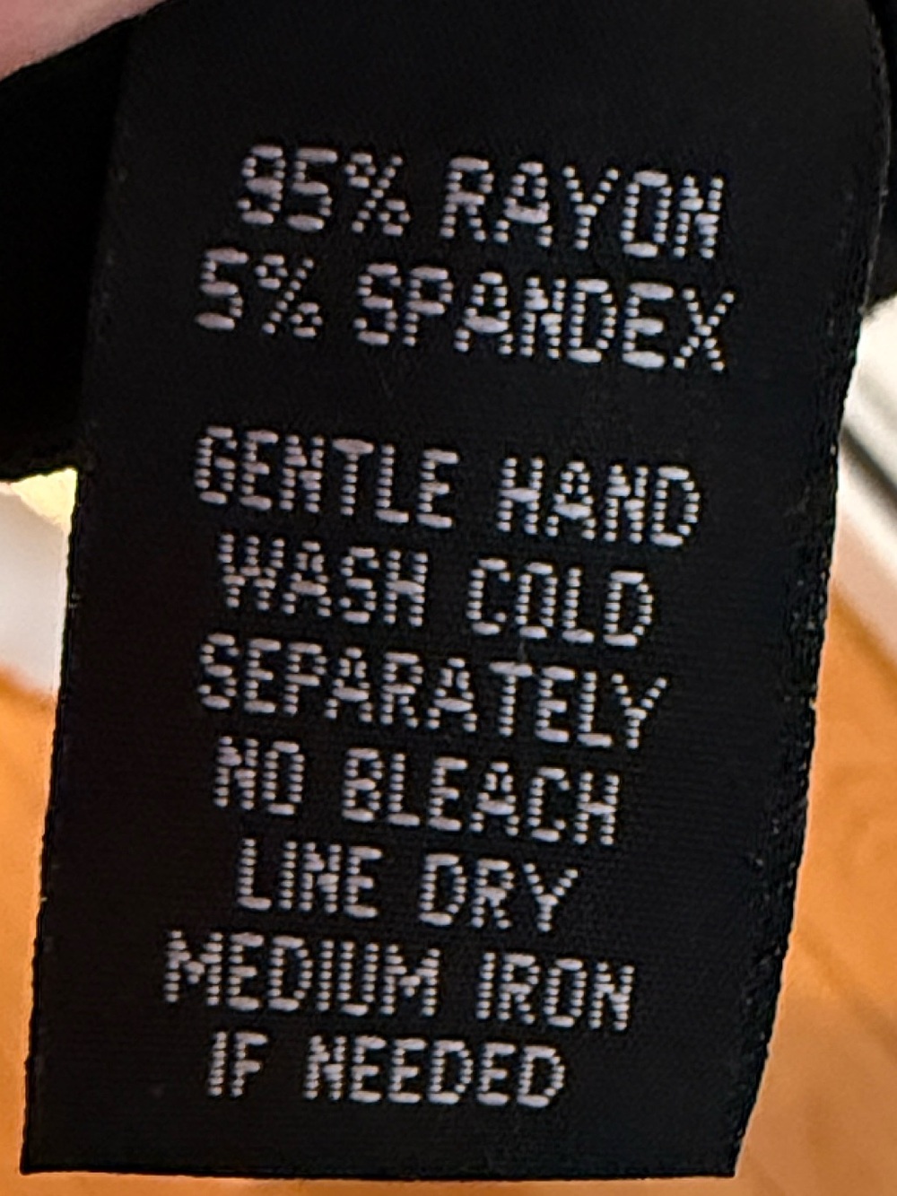 Max & Rina Black Top with Bright Pink Label - Picture 8 of 8